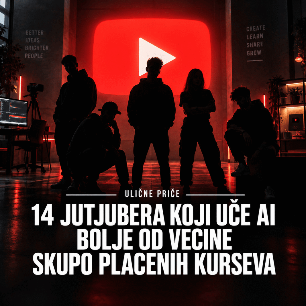 14 YouTube kanala za AI koji u 2026. vrede više od mnogih plaćenih kurseva 14 YouTube kanala za AI koji u 2026. vrede više od mnogih plaćenih kurseva